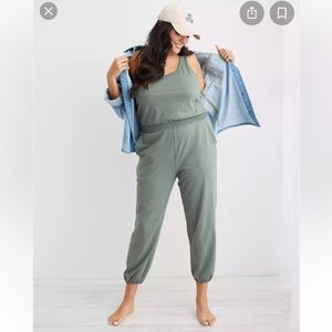 Aerie track jumpsuit